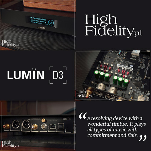 High Fidelity LUMIN D3 review
