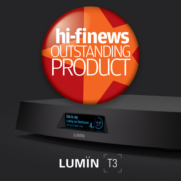 LUMIN T3 Outstanding Product Award