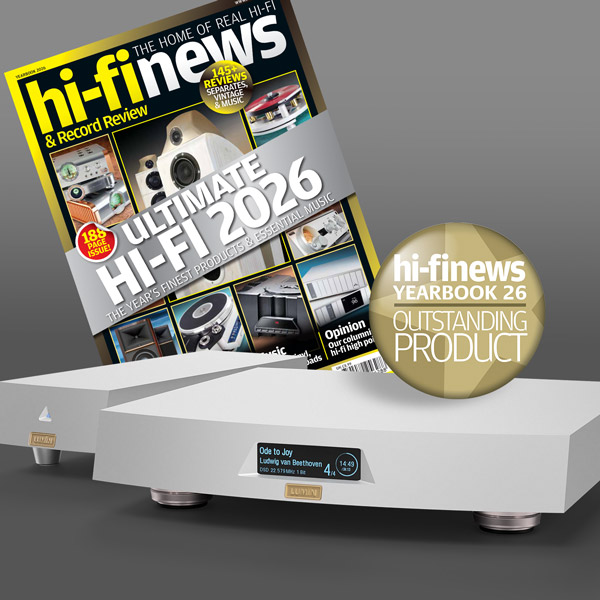 Hi-Fi News 2026 Yearbook! Outstanding Product