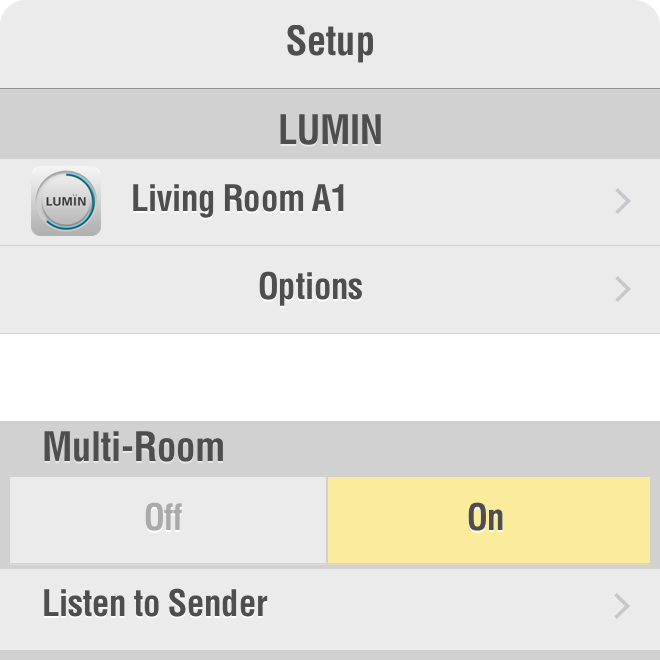 Turn on Multi-Room