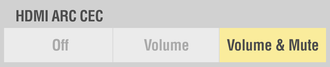 HDMI ARC CEC